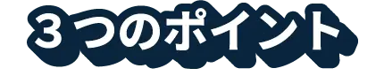 3つのポイント